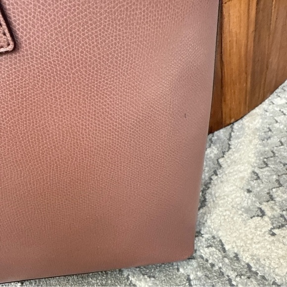 MICHAEL KORS Jet Set Travel Small Tote Pale Pink Pebble Grain Leather - Picture 7 of 13